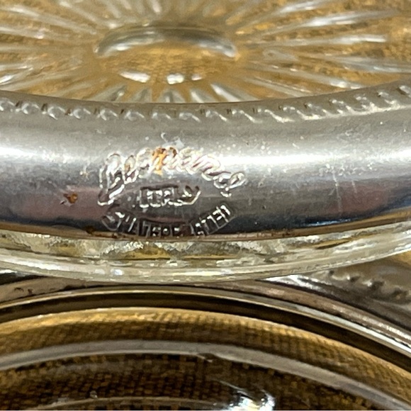 Sterling Silver Cigarette Holder & Lighter, and Three Silver-plated Ashtrays